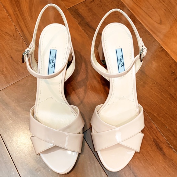 Prada Patent Leather Sandals - Picture 1 of 3